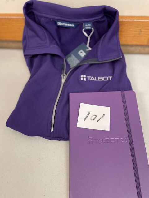 Ladies XL Purple Sweater & Journal - Value $45 (101)