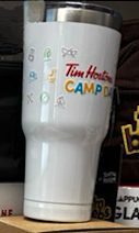 Tim Horton's Camp Day Travel Mugs - 2 value of $25 ea (80)