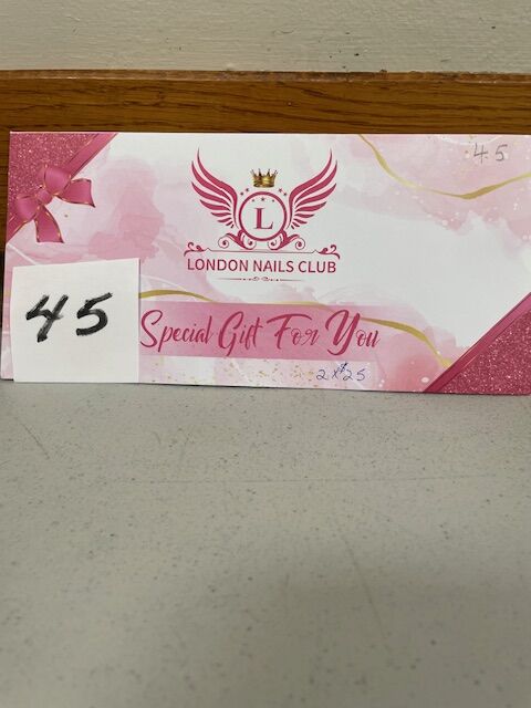 London Nails - Gift Card $50 (45)